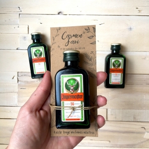 Mini Jägermeister para invitados