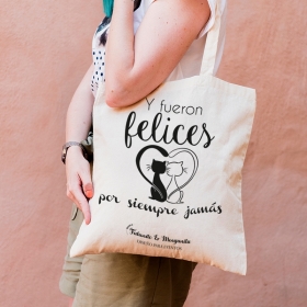 Tote Bag "Y fueron felices por siempre jamás..."