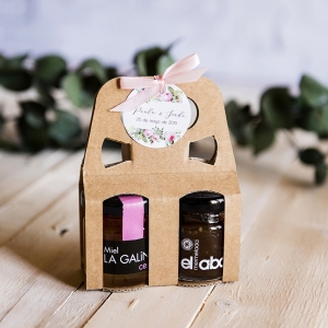 Pack miel y mermelada para bodas