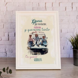 Lámina personalizada para regalar