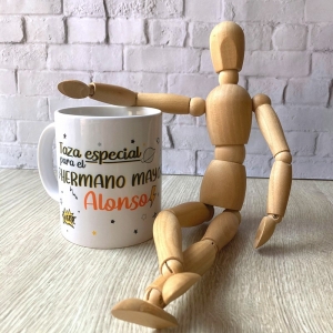 Taza personalizada para hermanos mayores