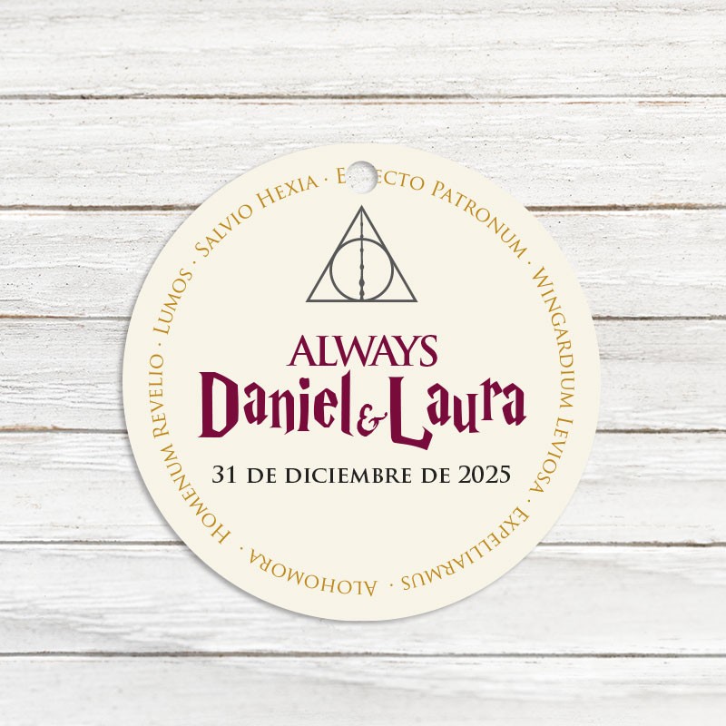 Etiqueta para detalles Always - Harry Potter