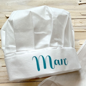 Gorro de mini chef personalizado