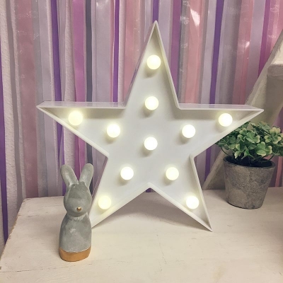Lámpara decorativa estrella