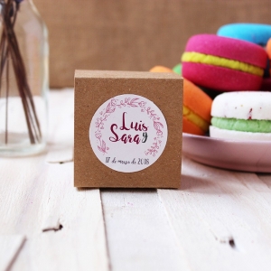 Macaron de baño para bodas