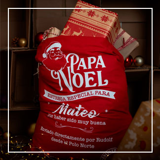 Saco Papá Noel personalizado